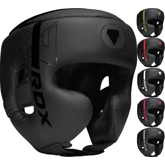 RDX Headgear for Boxing, MMA Training, Adjustable Padded KARA Head Gear for Cheeks, Forehead and Ear Protection, Muay Thai Headgear, Kickboxing,