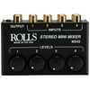 Rolls Corporation MX42ROLLS Stereo 4 Channel Mixer Rca Passive
