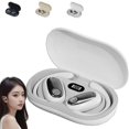 thumbnail image 1 of Auriculares Bluetooth deportivos colgantes IPX5, impermeables, blancos, 1 of 6