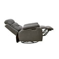 thumbnail image 5 of Motor Rocking and 360 Degree Swivel Single Sofa Seat Recliner Chair Infinite Position for Nursing Old Person, Gray, 5 of 5
