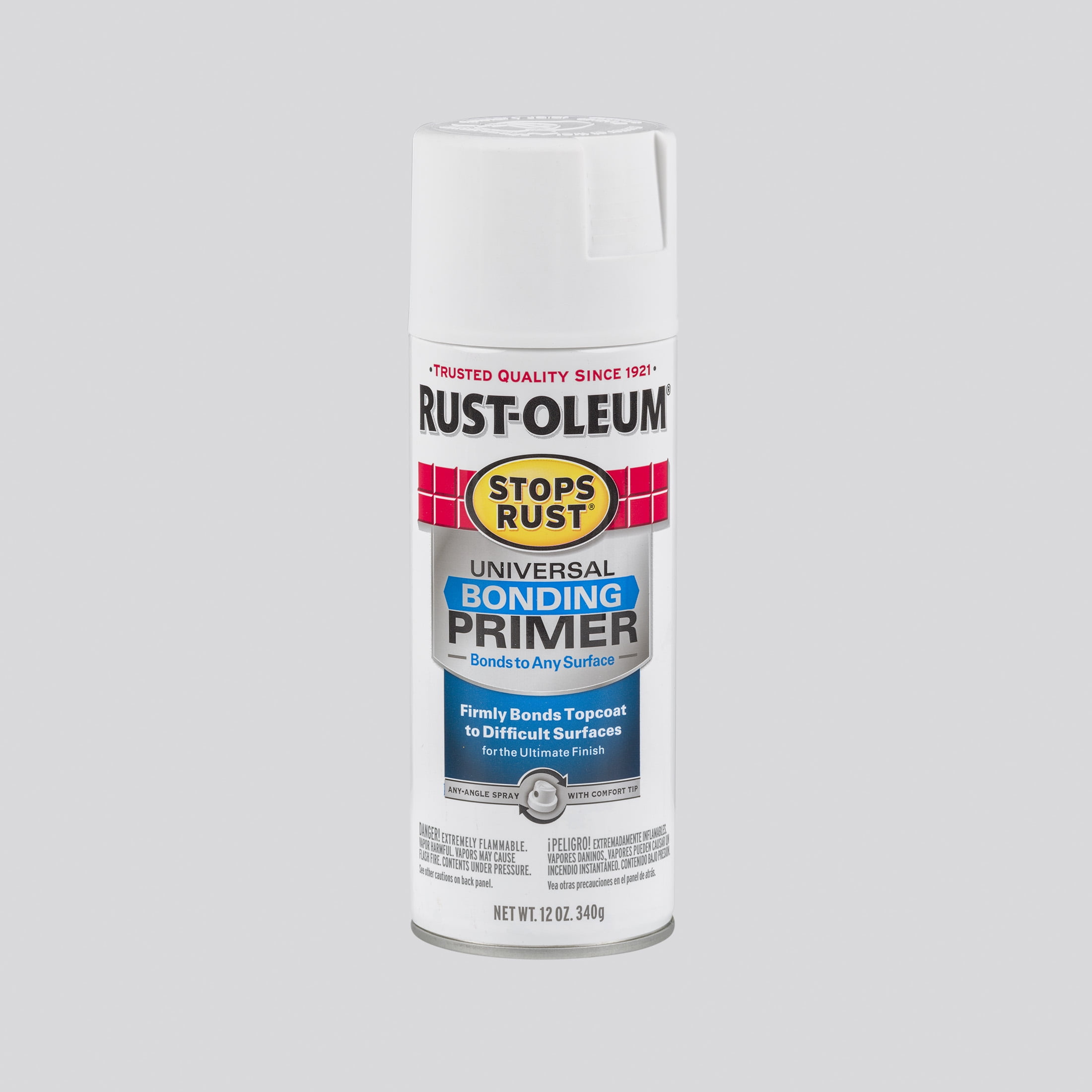 (6 pack) White, Rust-Oleum Stops Rust Universal Bonding Primer Spray Paint-285011, 12 oz