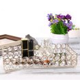 thumbnail image 3 of Bandeja de espejo de cristal de lujo ligera, decoración de escritorio, plato de fruta, plato de pastel de metal, accesorios de boda, bandeja de té, plato de taza, 3 of 5