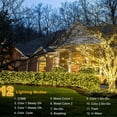thumbnail image 3 of shiyou-Christmas Net Lights, Battery-Operated 100 LED Bush Net Lights 5Ft x 5Ft Mesh with Remote, Dual Color Changing for Wedding, Garden & Backyard Decor (Warm White & Multicolor), 3 of 4
