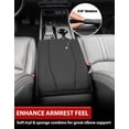 thumbnail image 5 of KBH Center Console Cover for Honda Pilot Accessories 2023-2026 & Ridgeline/Passport 2024-2026, Leather Armrest Cover Anti-Scratch Middle Console Pad Protector, Black, 5 of 8