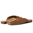 thumbnail image 7 of Sam Edelman Lavina 5 Brown Slip On Square Toe Gold Stud Fabric Flat Mules Shoes (Cuoio, 10), 7 of 7