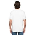 thumbnail image 3 of 6752 Anvil Adult Triblend V-Neck T-Shirt - White - XS, 3 of 5