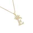 thumbnail image 2 of Sonducket InitialNecklacePendantEnglish Letter A to Z Name Crystal Gold Charm Modern Birthday Valentine'sDay Gifts Ropa, zapatos y accesorios Miscelánea mi 1, 2 of 6