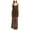 Brown - desertescape, variant on Sanctuary Clothing Womens Striped Maxi A-line Dress, Brown, Medium