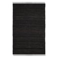 thumbnail image 1 of Safavieh Natural Fiber Collection NF368D Handmade Boho Fringe Woven Jute Area Rug, 6' x 6' Round, Black, 1 of 1