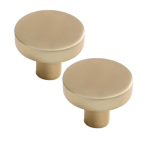 Clearance Hardware door stopper under $5,Cabinet Knobs Round Knobs For Cabinets And Dressers Single Hole Alloy Modern 1.22in Diameter 0.83in Height 2PC