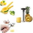 thumbnail image 1 of Home Plus Kitchen Pro Set - Lemon Squeezer - Garlic Press - Pineapple Corer, 1 of 6