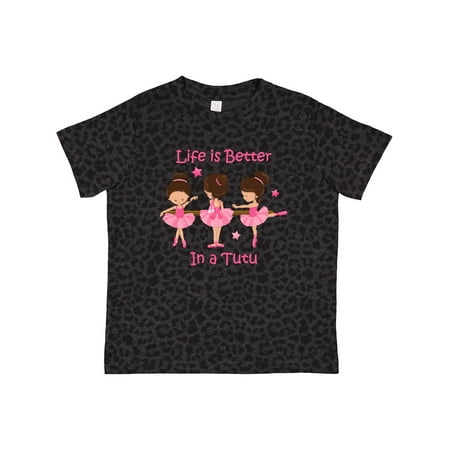 

Inktastic Life s Better in a Tutu KS Gift Toddler Toddler Girl T-Shirt