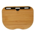 thumbnail image 1 of Computer Laptop Stand, Comfortable Ergonomic Design Bamboo Wood Lap Desk Portable  For Reading For Writing For Home, 1 of 8