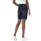 thumbnail image 2 of WallFlower Pantalones cortos de mezclilla con curvas deliciosas para mujer, talle medio, brillantes y con cinturón, Insta Stretch Juniors (estándar y Plus) BlackBerry Bermuda 0, 2 of 2