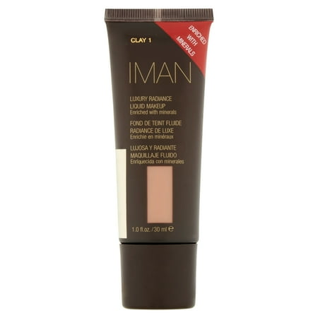 Iman Luxury Radiance Liquid Makeup Clay 1, 1.0 fl oz