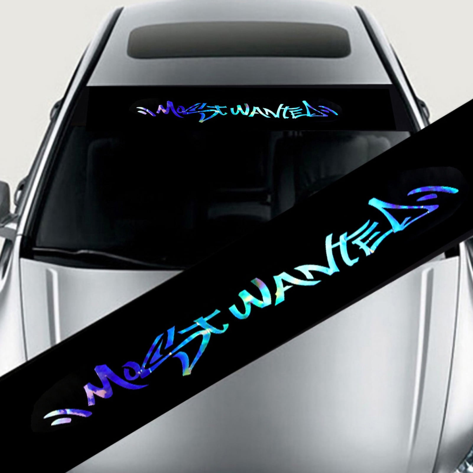 Windshield Decal, Reflective PVC Anti Aging Car Window Sticker For