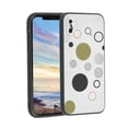 thumbnail image 1 of Compatible with iPhone XS Max Phone Case, Circles Case Men Women, Flexible Silicone Shockproof Case for iPhone XS Max, 1 of 1