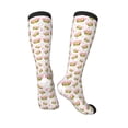 thumbnail image 4 of Fotbe Avocado Lovers print Women's Men's Novelty Crew Socks Cotton Socks Knee High Socks for Walking,Running,Nurses,Pregnancy, 4 of 9