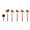 A, variant on 6-Pack Moving Christmas Lights,Santa Claus and Reindeer Lights with Garden Stake, Waterproof Garden Yard Patio Holiday Decor,A