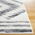 thumbnail image 3 of SAFAVIEH Alamo Stamen Geometric Area Rug, Ivory/Charcoal, 5'3" x 7'6", 3 of 8