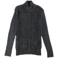 thumbnail image 1 of Alfani Mens Chenille Cardigan Sweater, Grey, Small, 1 of 1