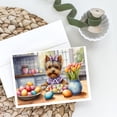 thumbnail image 2 of Carolines Treasures DAC6922GCA7P 5 x 7 in. Decorating Easter Yorkshire Terrier Greeting Cards - Pack of 8, 2 of 3