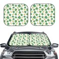 thumbnail image 2 of Vsdgher Frogs And Tropical Leaves Print Car Windshield Sun Shade, Reflective Sunshade Window Sunshade Sun Visor Protector Fit for Cars,Trucks,SUVs-Medium, 2 of 6
