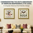 thumbnail image 7 of VANIDO America 250Th Anniversary Cross Kit Patriotic Needlepoint Set with Flag Eagle Liberty Bell Drum 1776 to 2026 Embroidery Sampler for Home Decor and Gift, 7 of 7