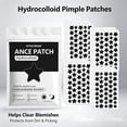 thumbnail image 6 of 400PCS Ultra-Thin Invisible Acne Patches, Star Hydrocolloid Patches for Breakouts, Star Patches for Face, Suit Various Blemish, Cute Spot Stickers Invisible Zit Absorbing - Black, 6 of 10
