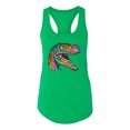 thumbnail image 3 of Dean Russo Raptor Animal Lover Ladies Racerback Tank Top, Kelly, X-Large, 3 of 6