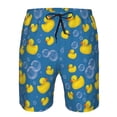 thumbnail image 3 of Vsdgher Rubber Duck Men's Beach Shorts, Surfing shorts, Swim trunks, Quick Dry Swim Trunks for Surfing Beach Fun -3X-Large, 3 of 6