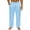 Blue@GC@, variant on Mens Casual Pants Metallic Glitter Pants for Men Trendy Elastic Waist Drawstring Shiny Stage Performance Pant With Pockets