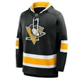 thumbnail image 4 of Men's Fanatics Black Pittsburgh Penguins Prime Time Fleece Hoodie, 4 of 6
