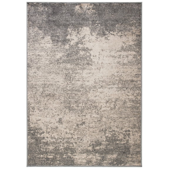 SAFAVIEH Atlas Elsie Abstract Area Rug, Charcoal/Grey, 2'7" x 4'