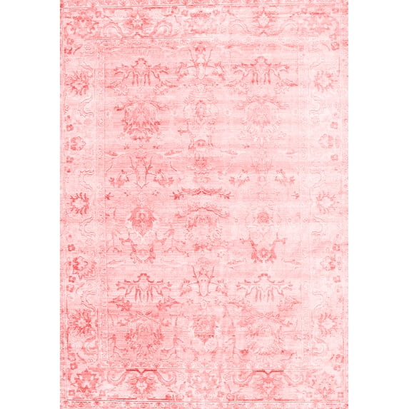Ahgly Company Indoor Rectangle Persian Red Traditional Area Rugs, 8' x 10'