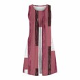 thumbnail image 7 of Sakmal Sleep Tanks Moomoo Nightgowns for Women with Pockets Pleated Nightshirt Sleeveless Red Sleep Tanks, 7 of 7