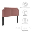 thumbnail image 4 of Modway Cynthia Performance Velvet Twin Headboard in Dusty Rose, 4 of 9