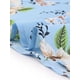 thumbnail image 5 of INSPIRE CHIC Womens Sleeveless Turndown Collar Above Knee Button Down Floral Print Dress XL Blue, 5 of 6