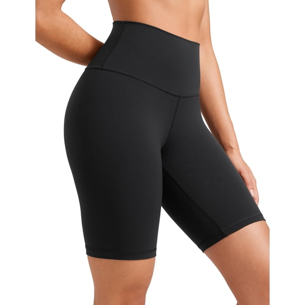 Shorts CRZ YOGA Butterluxe Negro Cintura Alta 20 cm XL