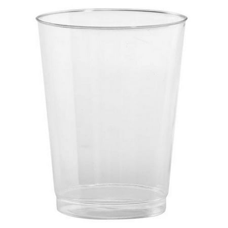 Hanna K Buffet Tumblers, Round, 10 Oz, Clear, 20 Ct