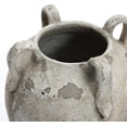 thumbnail image 5 of LuxenHome Rustic Ceramic Vase,11'' Gray and White Round Vase,Terracotta Large Flower Vases with Handles for Living Room Home Decor,Vintage Pottery Tall Vases Home Décor Accents, 5 of 8