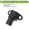 thumbnail image 5 of Unique Bargains Manifold Absolute Pressure MAP Sensor for MERCEDES-BENZ GLK-CLASS (X204) 2008-2015 No.A0101537228/A0009056006 1 Pc, 5 of 6
