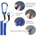 thumbnail image 3 of Carabiner Anti-Lost Rope,Spring Lanyard,Kayak Paddle Leash,Spring Coil Keychain,Retractable Length 10.6 inches,Fishing Lanyard,Retractable Tool Lanyard,Coiled Lanyard,5pcs$$Sport & Recreation Other, 3 of 10
