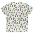 thumbnail image 2 of Offset Science Repeat Teacher Gift All Over Youth T Shirt White YXL, 2 of 2