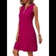 thumbnail image 3 of Vestidos de Verano para Mujer, para Vacaciones en la Isla, Sin Mangas, Cuello en V, Túnica Informal para Playa. Rosa Roja XL, 3 of 10