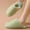 Green, variant on Caywon Women's Home Indoor Outdoor Solid Color Closed-Toe Cotton Slippers Warm Slippers Solid Design for Cold Weather Daily Wear​