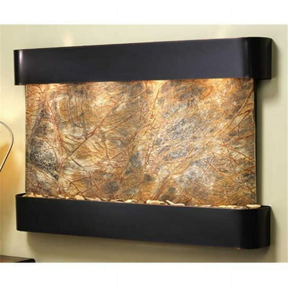 Adagio SSR1506 Sunrise Springs - Brown Rainforest Marble Wall Fountain