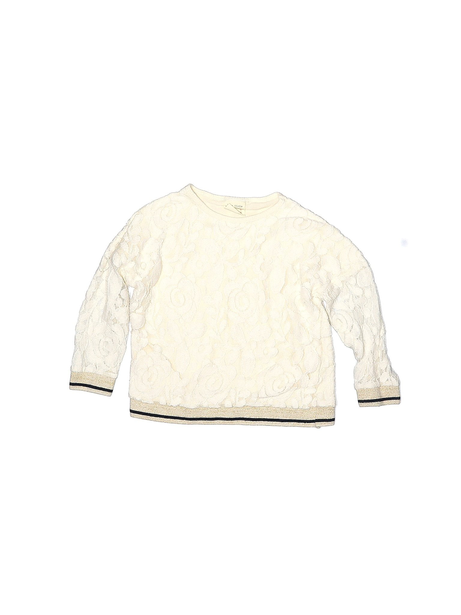 KIDS FASHION Jumpers & Sweatshirts NO STYLE Zara sweatshirt White discount 68% 