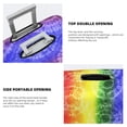 thumbnail image 3 of Susaid Colorful Tie Dye Print Elastic Washable Suitcase Cover with Hidden Zipper, Fits 18-32 Inch Luggage for Protection During Travel-Small, 3 of 7