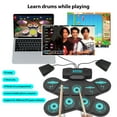 thumbnail image 3 of Batería Electrónica Hand Roll Drum Set 9 Pads Dual, 3 of 8